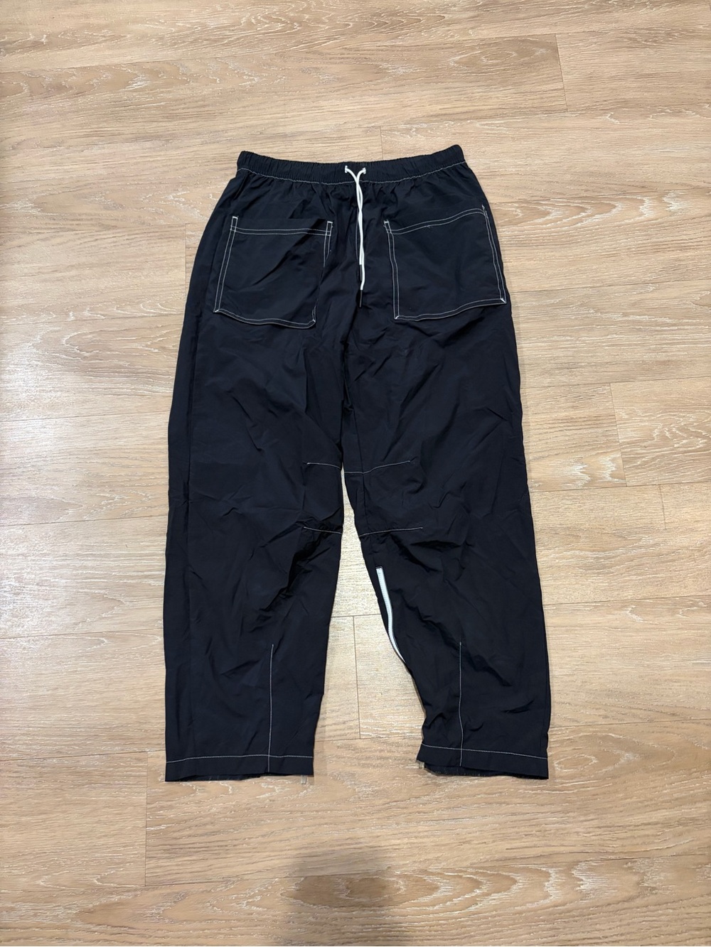 FP Movement by Free People Black Jogger Pants with Contrast Stitching